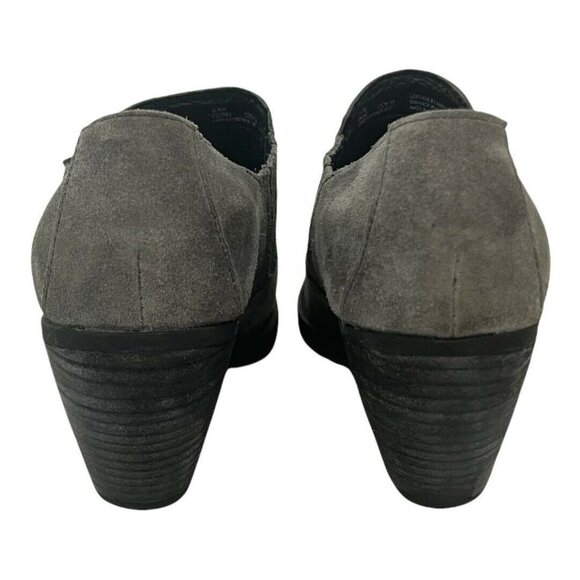 Born Women's Size 6.5 Fredrika Bootie F52542 Gray Suede Ankle Boot - Picture 5 of 9